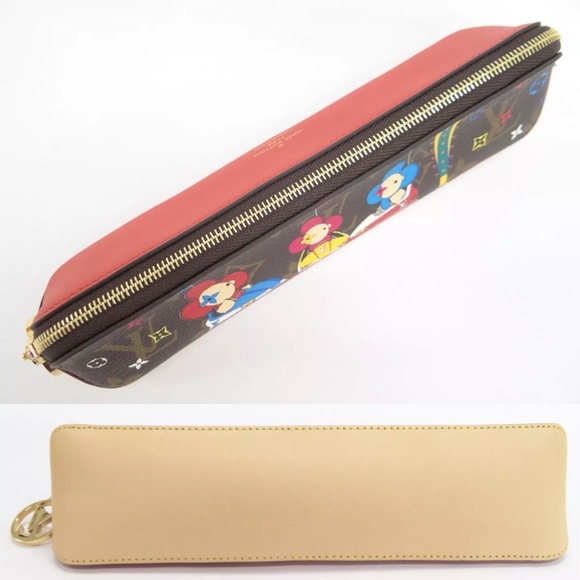 Limited Edition Louis Vuitton Pen Case Pouch Truth Elizabeth Vivienne Monogram - Picture 6 of 8